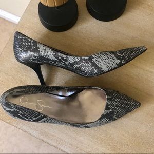 Jessica Simpson Snake Pointy Toe Pump